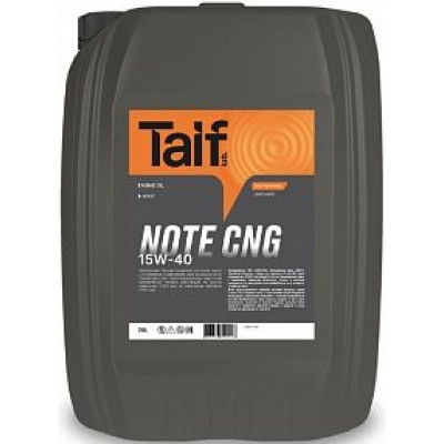 TAIF NOTE CNG 15W-40 20 литров TAIF NOTE CNG 15W-40 20 литров